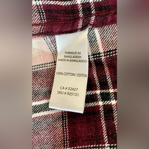 100%  Cotton Plaid Shirt - Picture 4 of 4